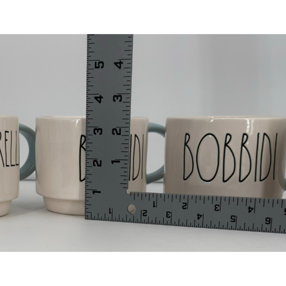 Disney Rae Dunn Cinderella Stackable Mugs Cups Rack Bippidi Boppidi Boo Set of 4 - Picture 11 of 14